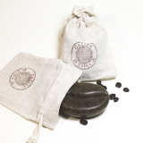 Kaffeeseife Bohne im Leinensäckchen Kaffeeseife Bohne im Leinensäckchen