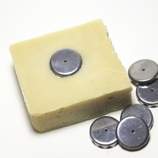 Metallplättchen für Seifenhalter