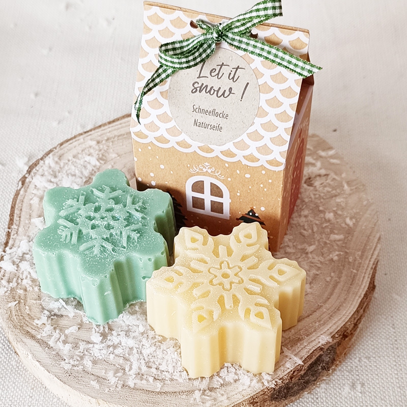Seife Schneeflocke Let it snow!