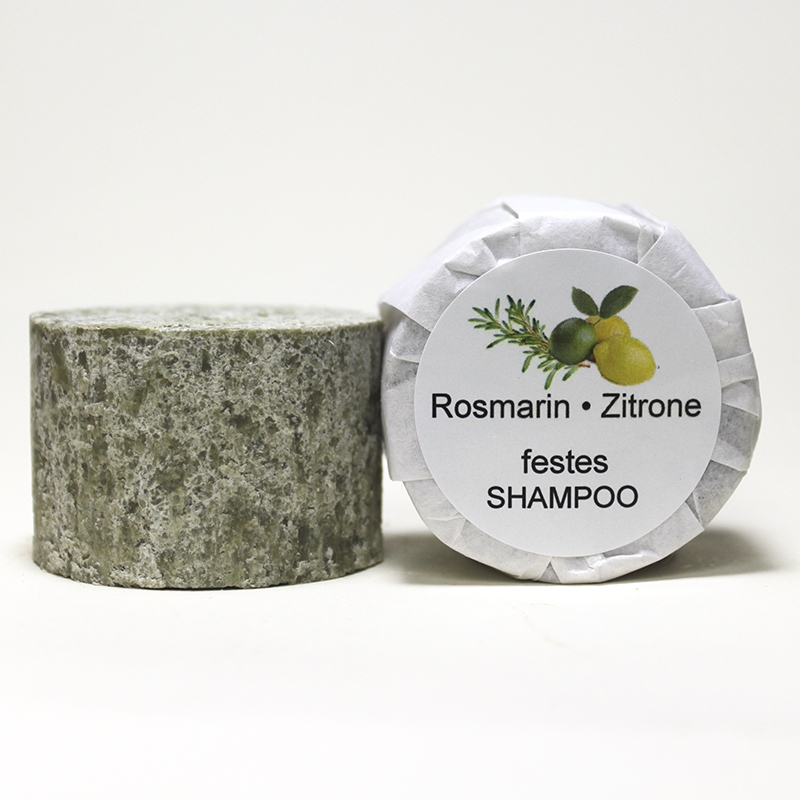 Festes Shampoo Rosmarin-Zitrone