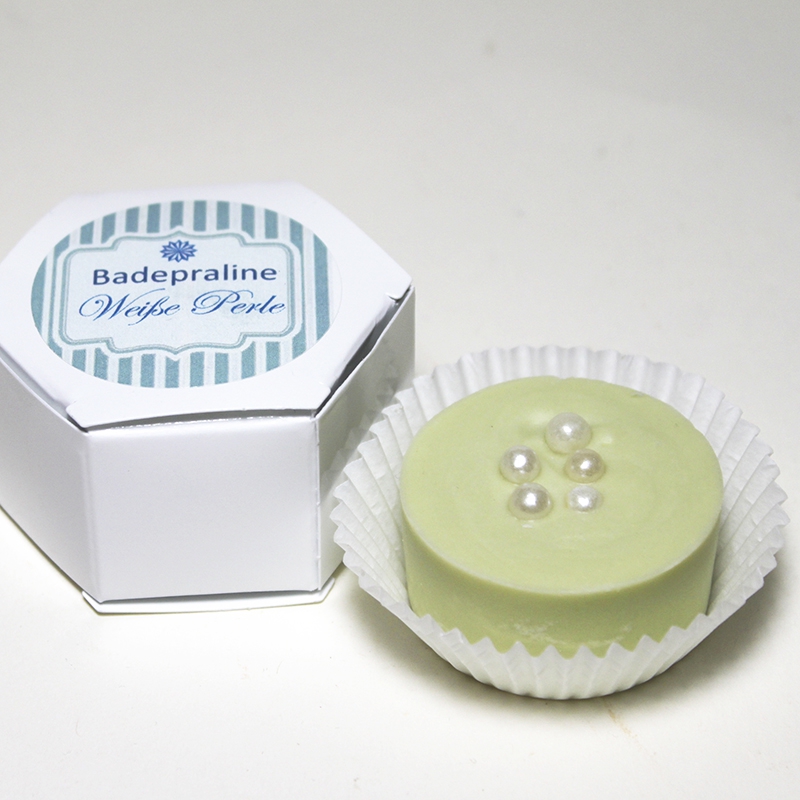 Badestückchen Weiße Perle