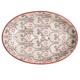 Seifenschale Lila-Rot oval Seifenschale Lila-Rot oval