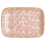 Seifenschale Creme-Rosa Rechteck Seifenschale Creme-Rosa Rechteck